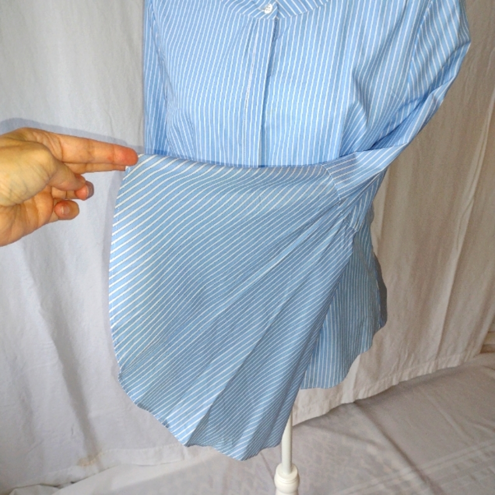 Milly Striped Button Down Size 8 - Picture 5 of 7